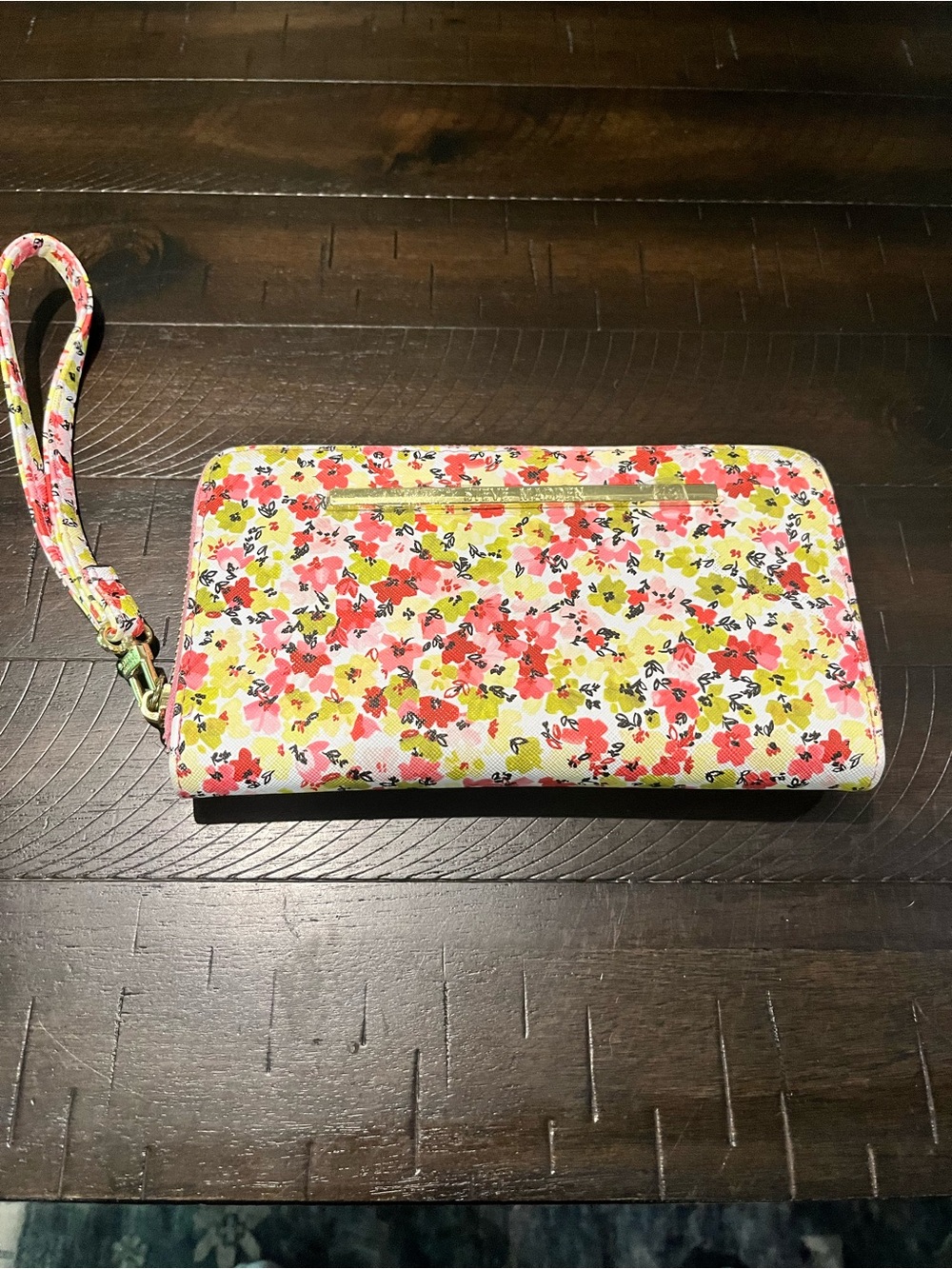 Steve Madden Wallet floral print zip around larger wristlet